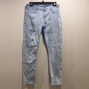 Skinny light wash jeans